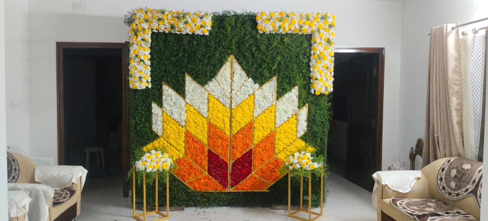 Vibrant Floral Wall Art Decoration